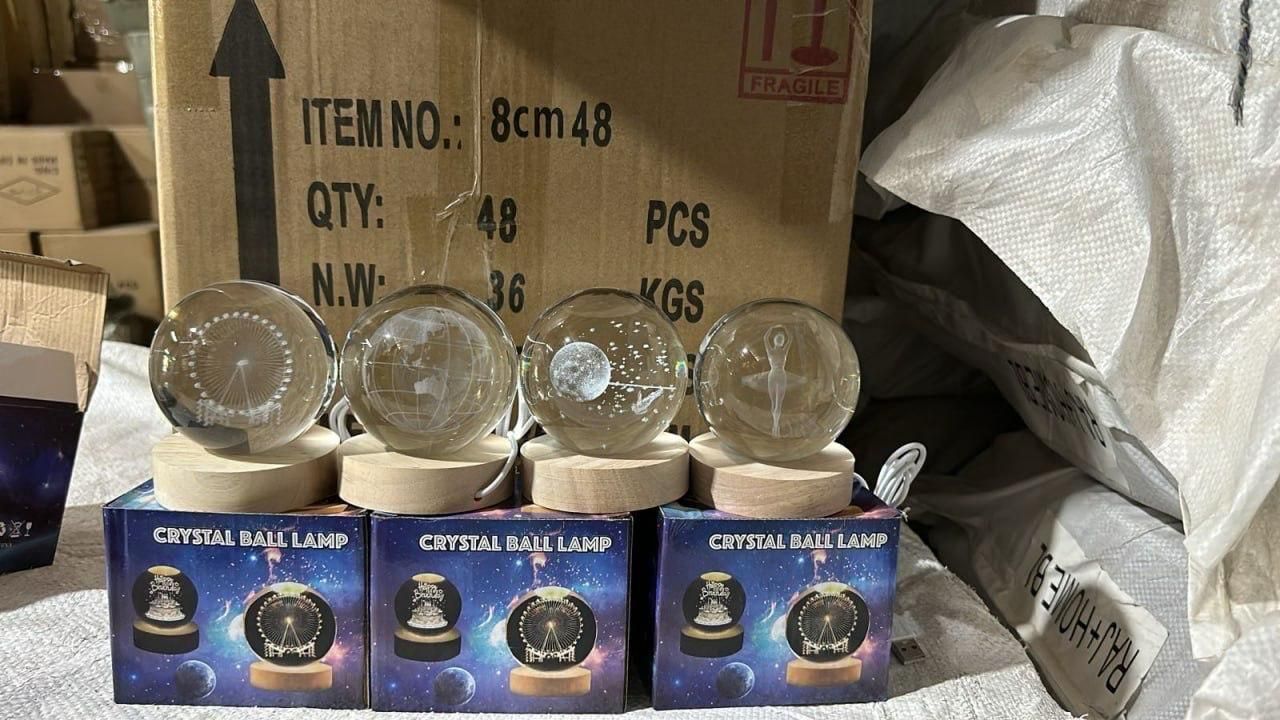 3D Galaxy Crystal Lamp Ball