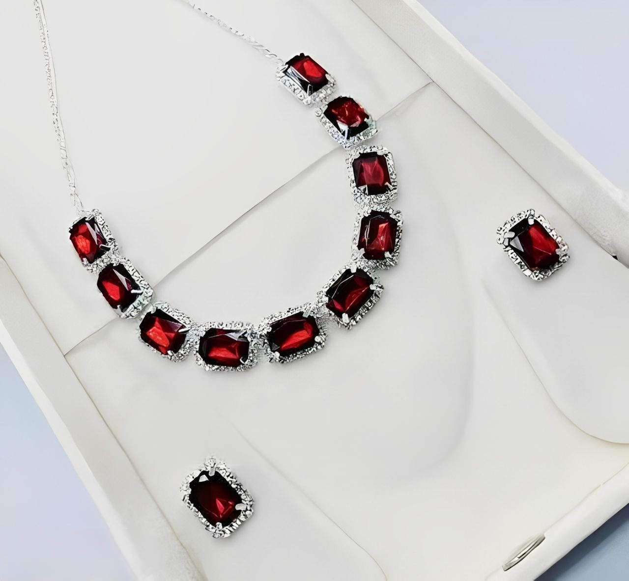 Royal Blue Sapphire Elegance Jewelry Set