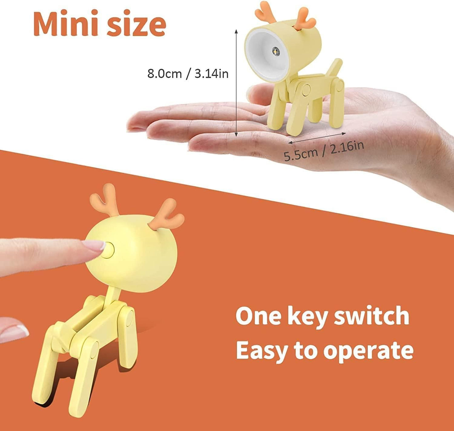 Mini Animal LED Desk Lamp