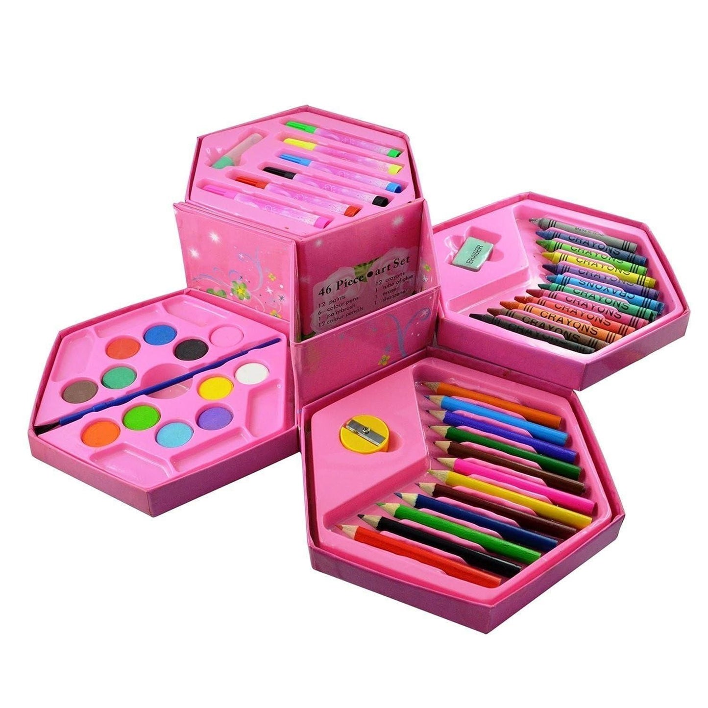 46 Piece Art Stationery Set