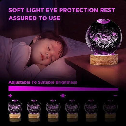 3D Galaxy Crystal Lamp Ball