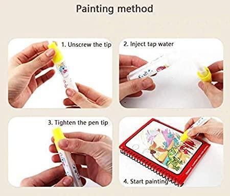 Reusable Magic Water Painting Book for Kids
