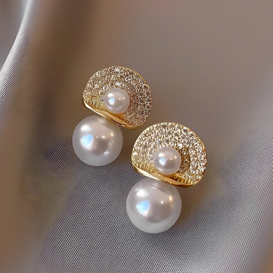 Pearl Minimal Earrings